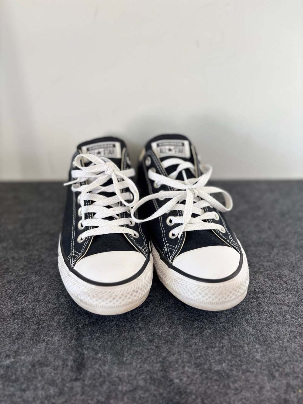 Converse Chuck Taylor All Star Low Top Black Canvas Sneakers